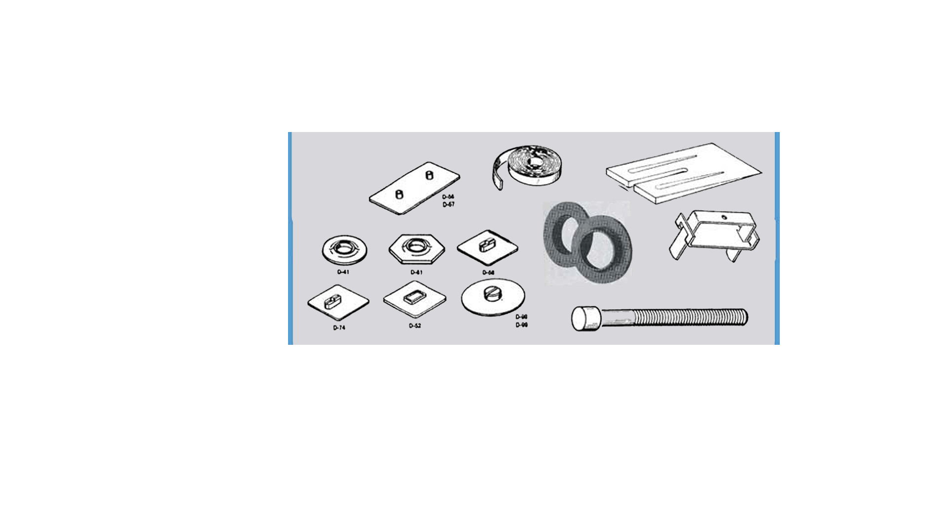 Tip Inserts, Clamps, Centerbolts